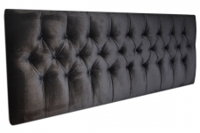 Momo Super King headboard, Mystere Ebony