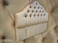 Paris headboard with base, BYO fabric